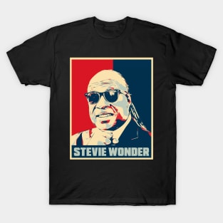 Stevie Wonder Hope Poster Art T-Shirt